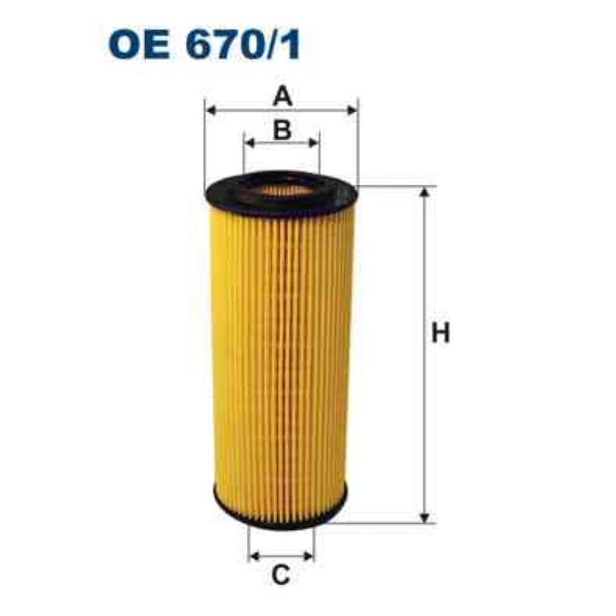 Filtron Filtros De Óleo Oe670/1