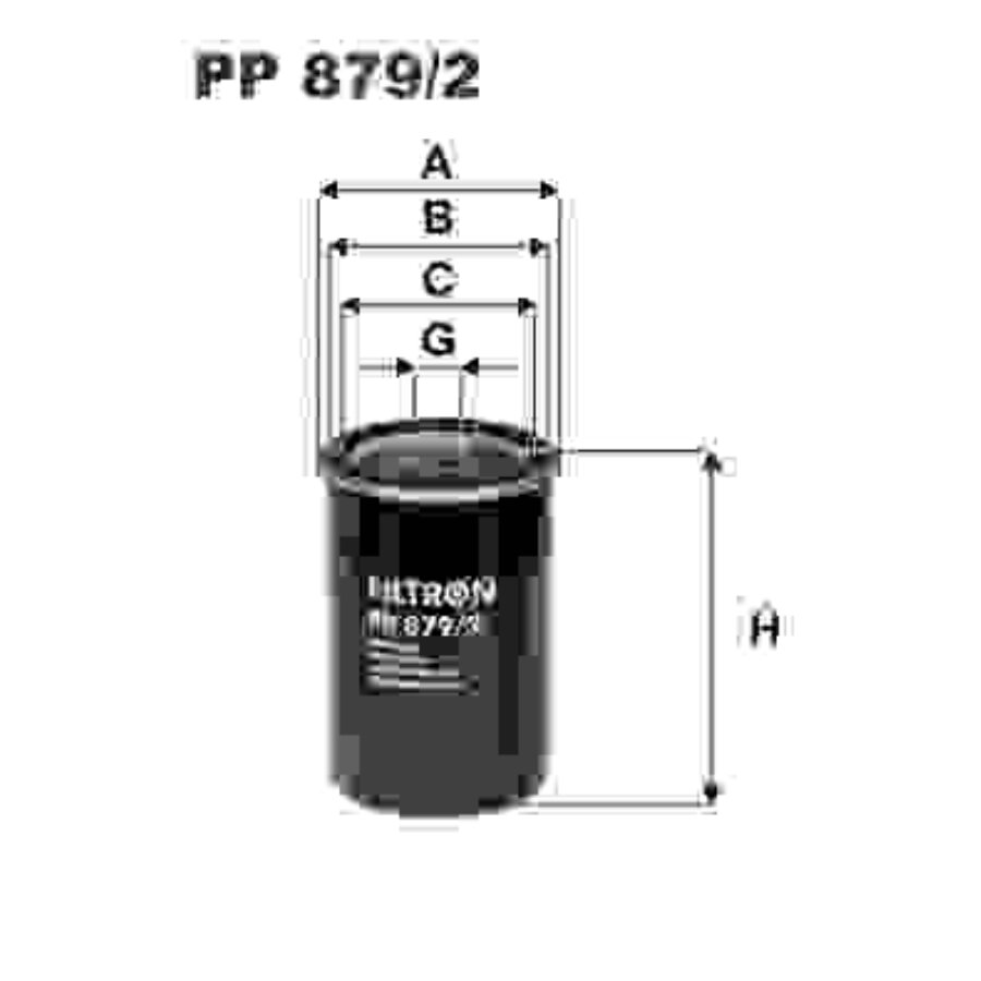 Filtron Filtro De Combustivel Pp879/2