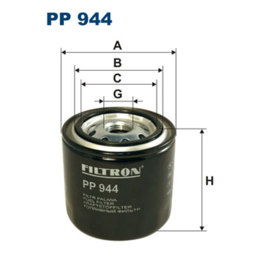 Filtron Filtro De Combustivel Pp944