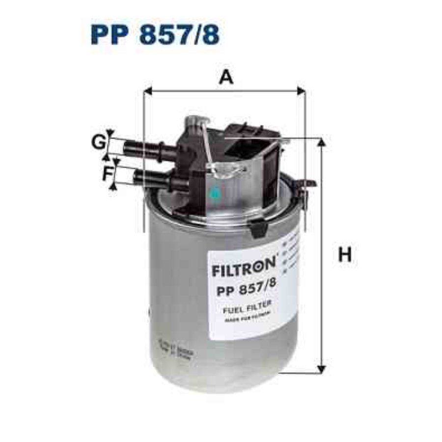 Filtron Filtro De Combustivel Pp857/8