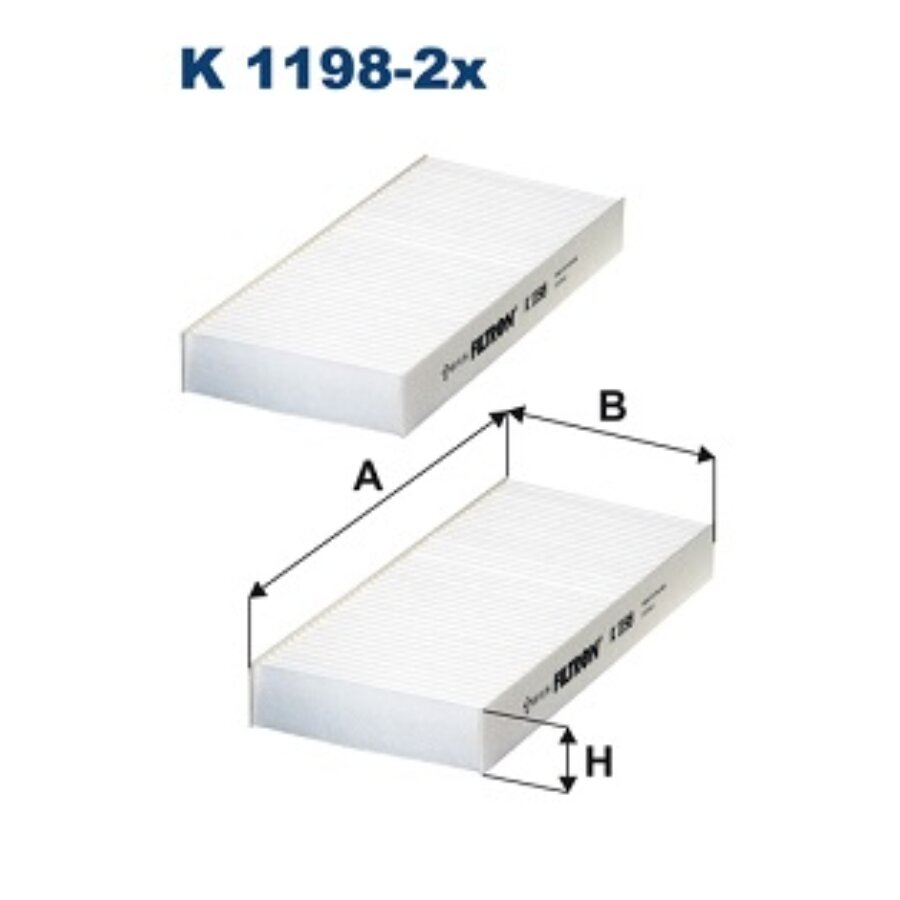 Filtron Filtro De Habitáculo K1198-2X