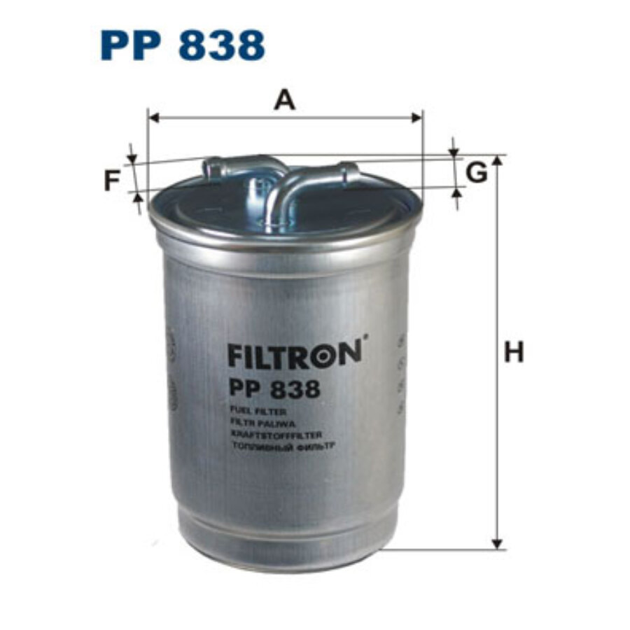 Filtron Filtro De Combustivel Pp838