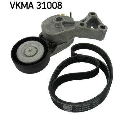 Kit Courroie Multi-V SKF VKMA 33410 - Inclut Galets Et Courroie D'origine - Haute Qualité