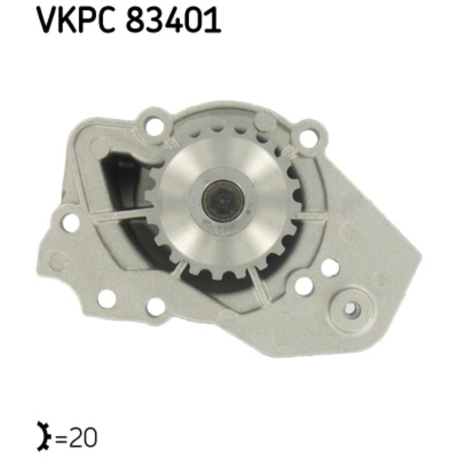 Bomba de água skf vkpc83401