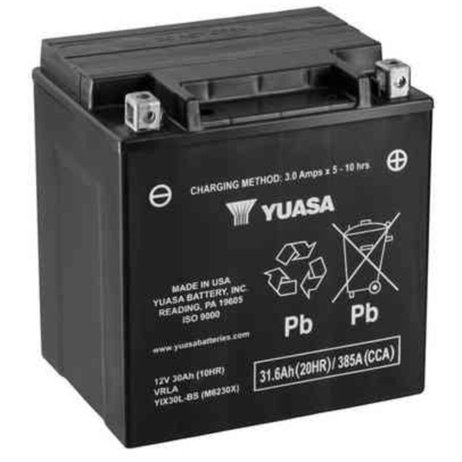 Bateria de moto yuasa yix30l-bs