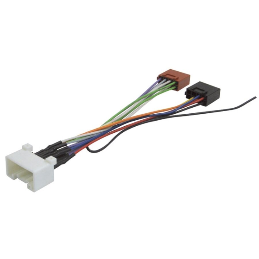 Cabo de autorrádio phonocar com conector iso mitsubishi/citroen