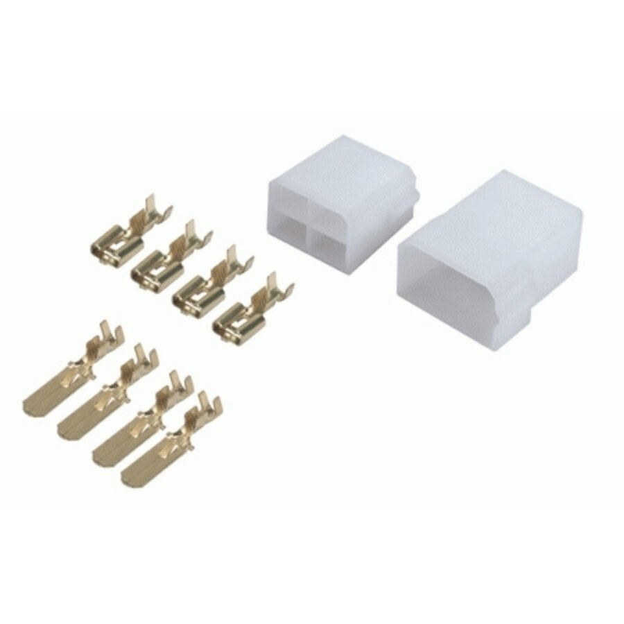 Conector múltiplo de 4 pólos phonocar