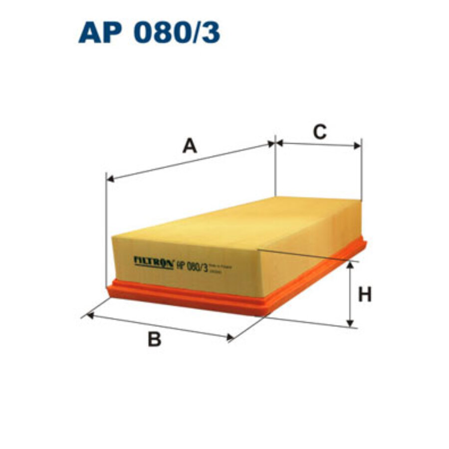 Filtron Filtro De Ar Ap080/3