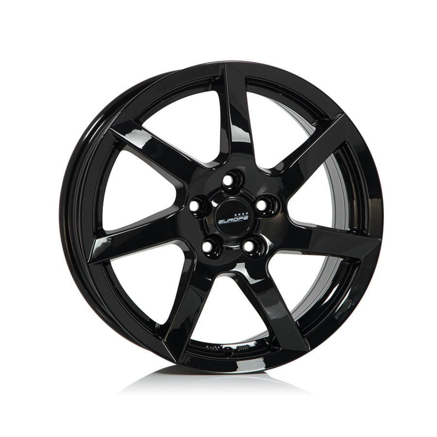 Jante de alumínio europe riga 7x17 4x108 et18 preto brilhante