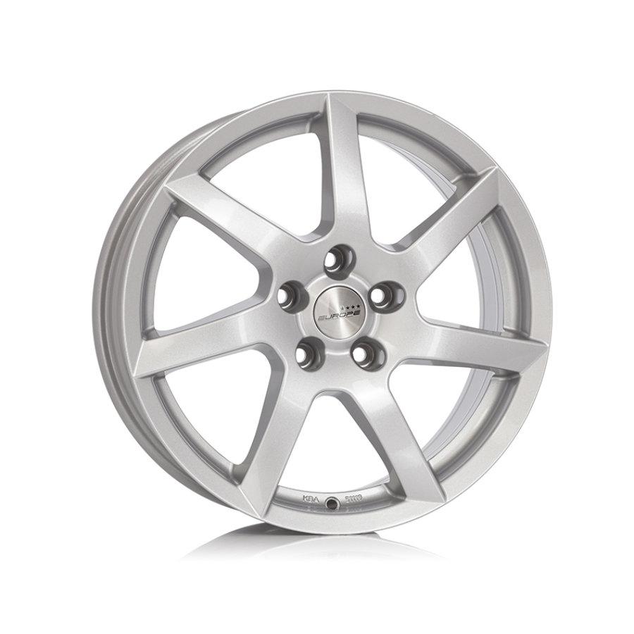 Jante de alumínio europe riga 7x17 5x100 et46 revestido a prata