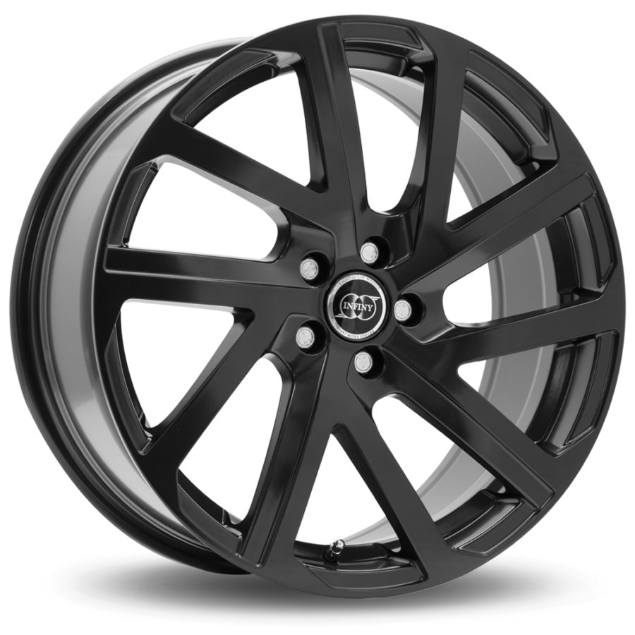Jante de alumínio infiny cobalt 7.5x17 4x100 et35 preto