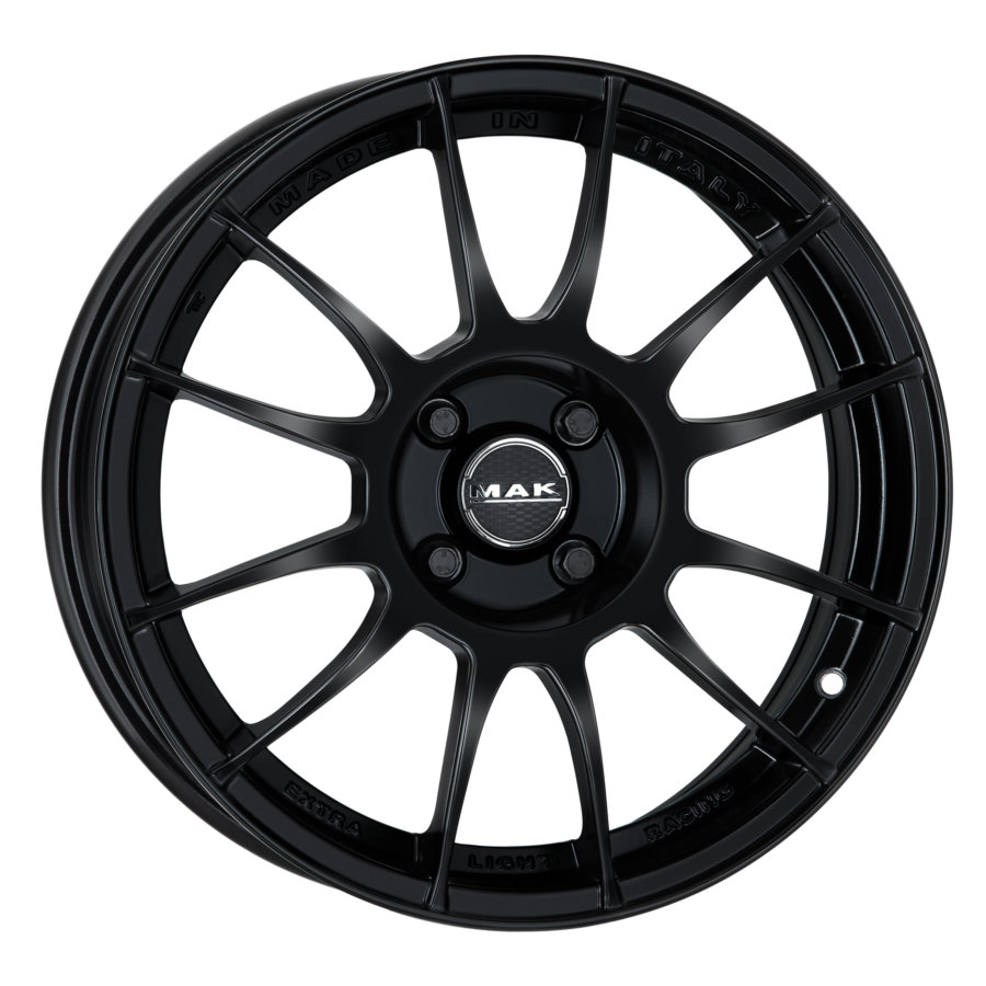 Jante de alumínio mak xlr 7.5x18 4x100 et36 preto brilhante