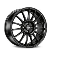 Jante de alumínio OZ SUPERTURISMO LM 7.5x17 4x108 ET40 Letra preta mate prateada