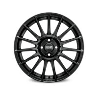 Jante de alumínio OZ SUPERTURISMO LM 7.5x17 4x108 ET40 Letra preta mate prateada