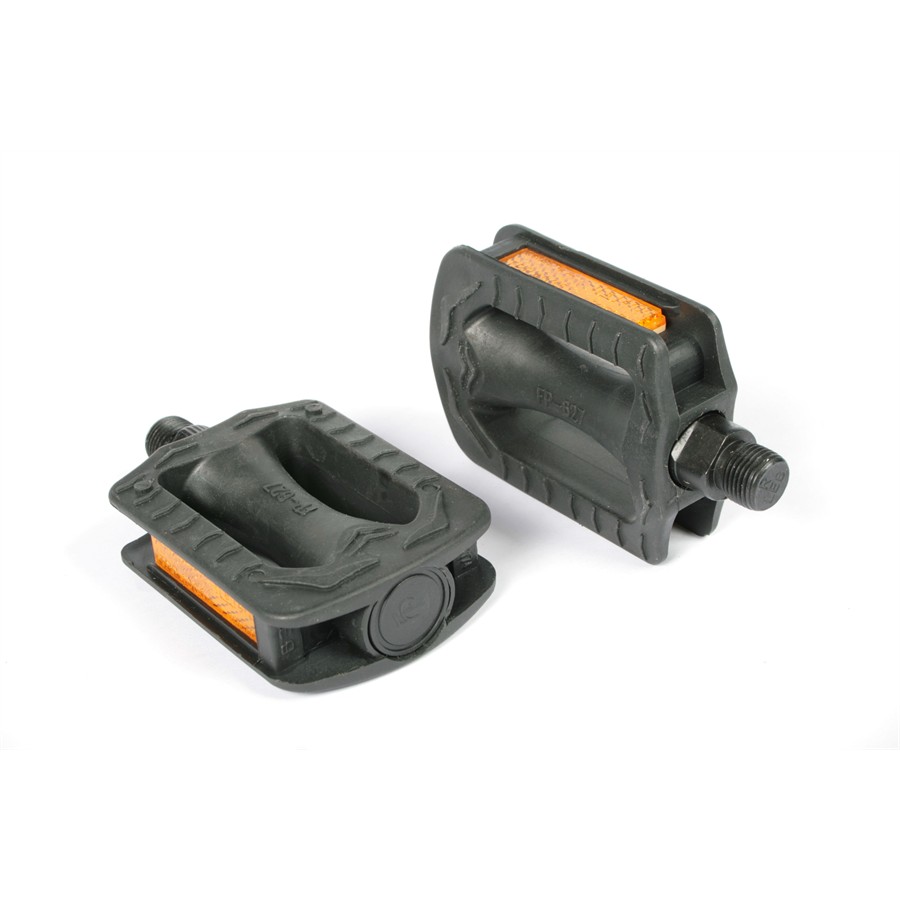 Pedal XLC Para Niño/junior, Rosca 9/16, Color Negro/gris Con Reflector - Ideal Para Bicicletas Infantiles